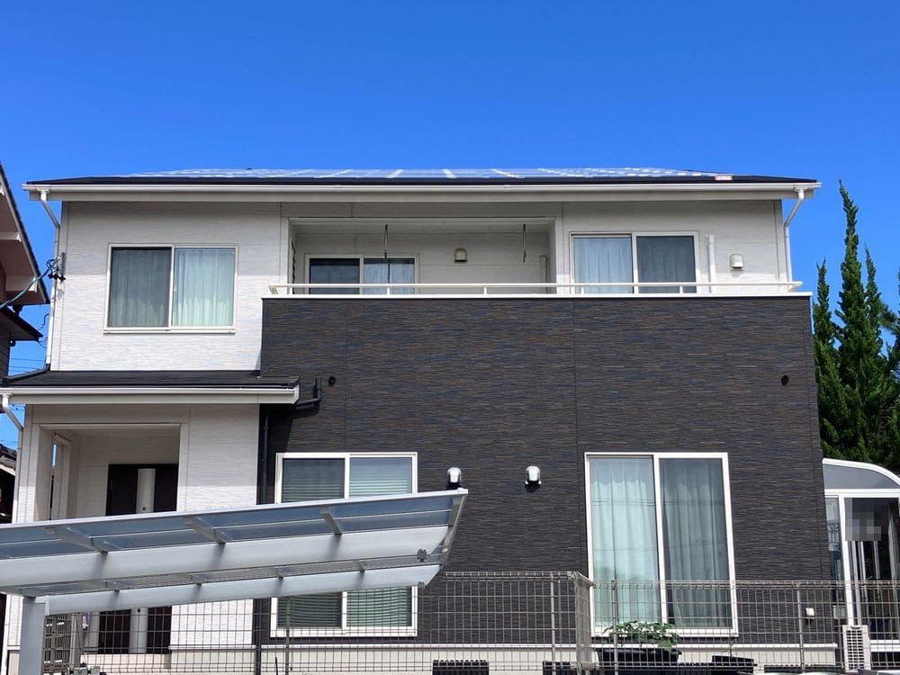 四日市市Ｓ様邸の外壁塗装の施工前写真