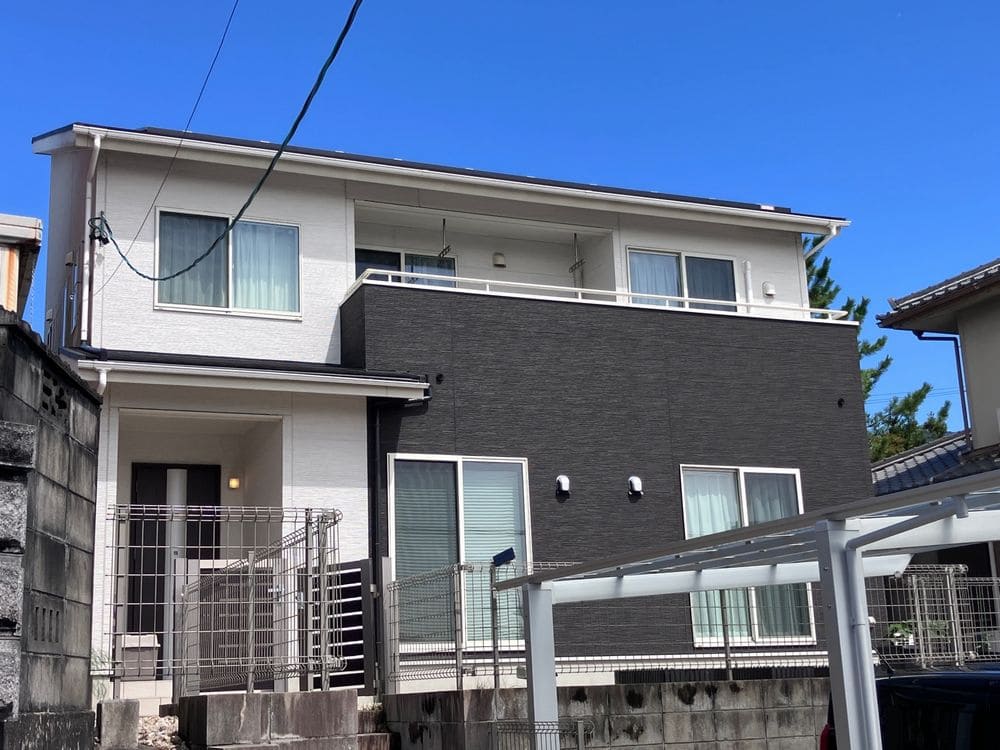四日市市Ｓ様邸の外壁塗装の施工前写真