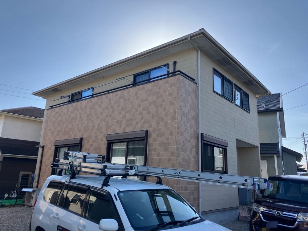 亀山Y様施工前② 亀山市の外壁塗装をリペイント匠が施工した写真