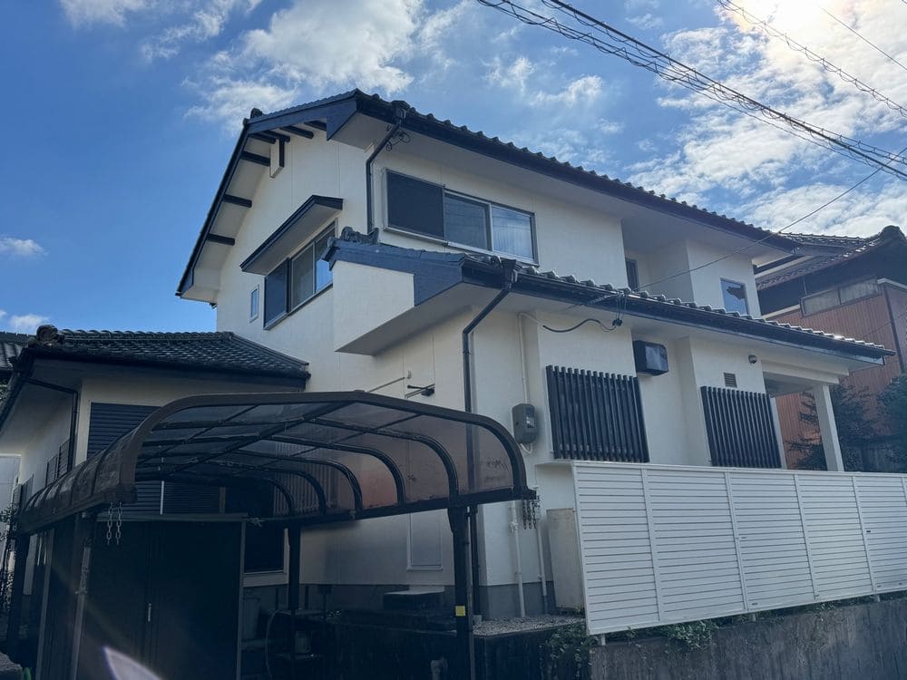 四日市市のＭ様邸の外壁塗装の写真