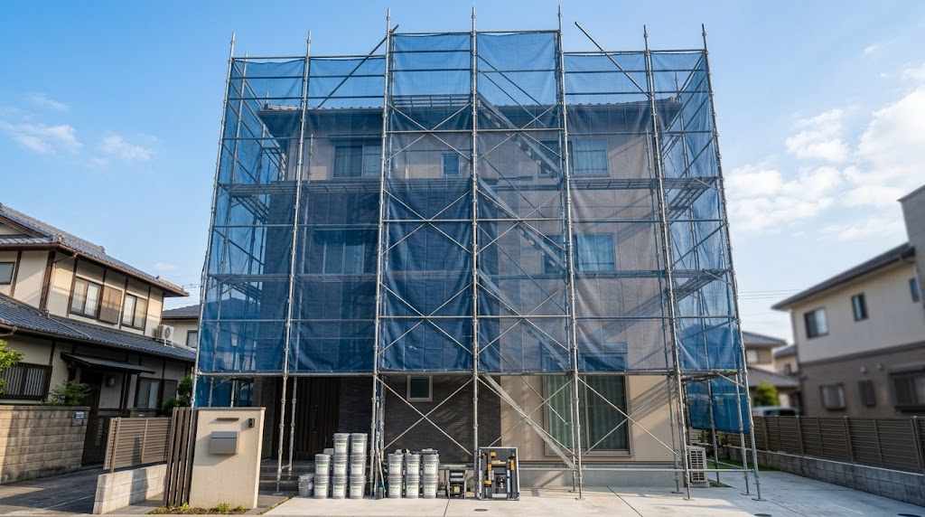 2階建てと3階建ての外壁塗装費用相場と坪数別の比較