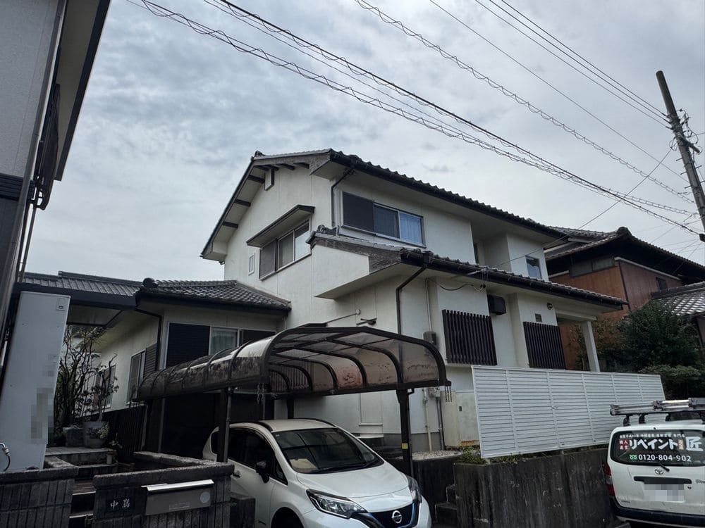 四日市市のＭ様邸の外壁塗装の写真