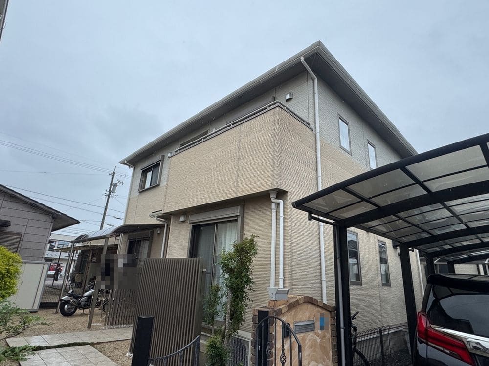 四日市市の外壁・屋根塗装をリペイント匠が施工した写真