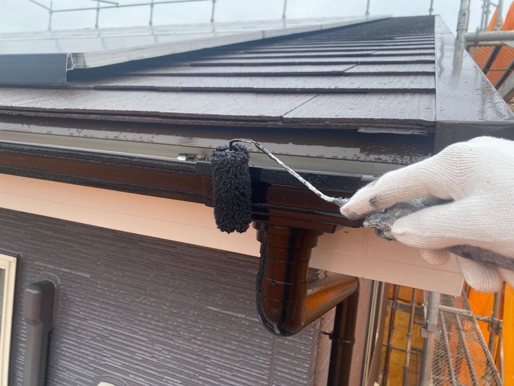 四日市市Ｓ様邸の外壁塗装の施工写真