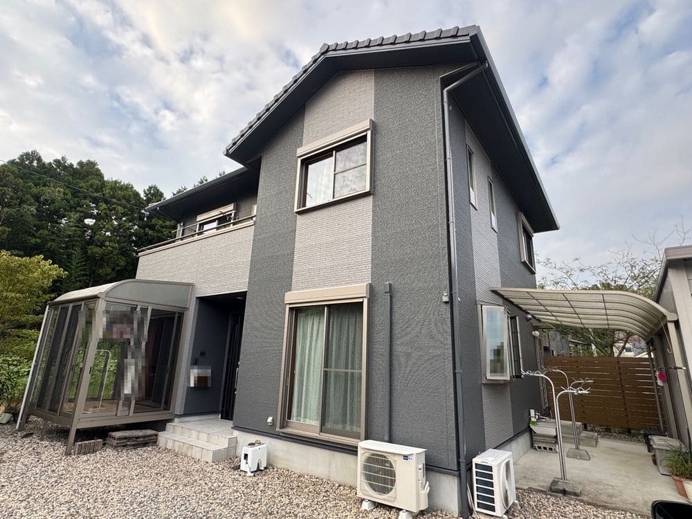 三重郡菰野町_N様_外壁塗装施工後_外壁全体 三重郡菰野町_N様_外壁塗装施工後_外壁全体