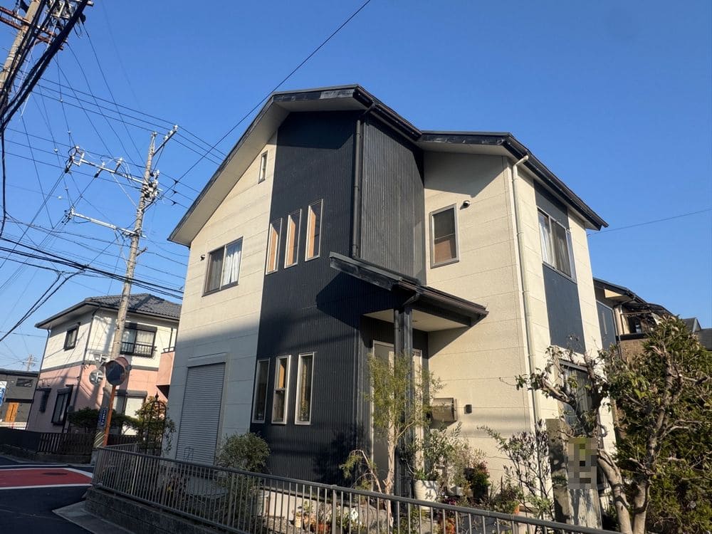 四日市市_S様_外壁全体1(施工前)
