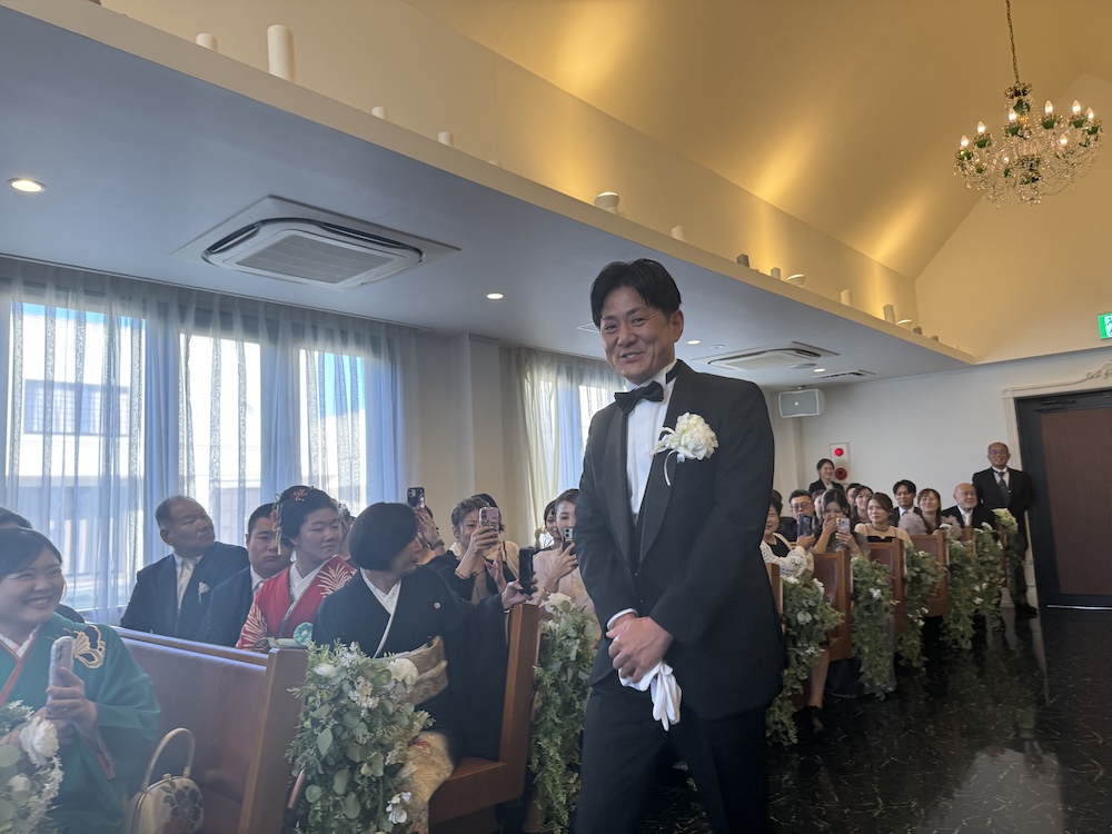 結婚式の写真