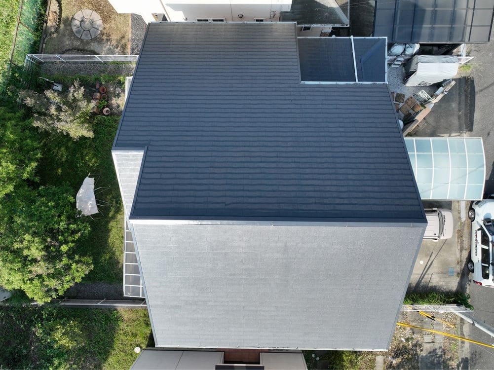 鈴鹿市_T様_施工後_屋根全体 鈴鹿市_ T様邸_屋根塗装_施工後③