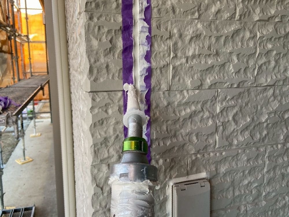 H様(伊賀市)_シール(打設目地) 伊賀市の外壁塗装、屋根塗装をリペイント匠が施工した写真