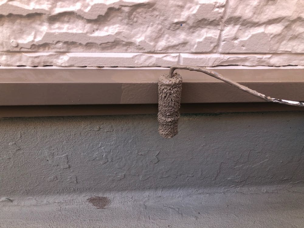 H様(伊賀市)水切り(上塗り) 伊賀市の外壁塗装、屋根塗装をリペイント匠が施工した写真