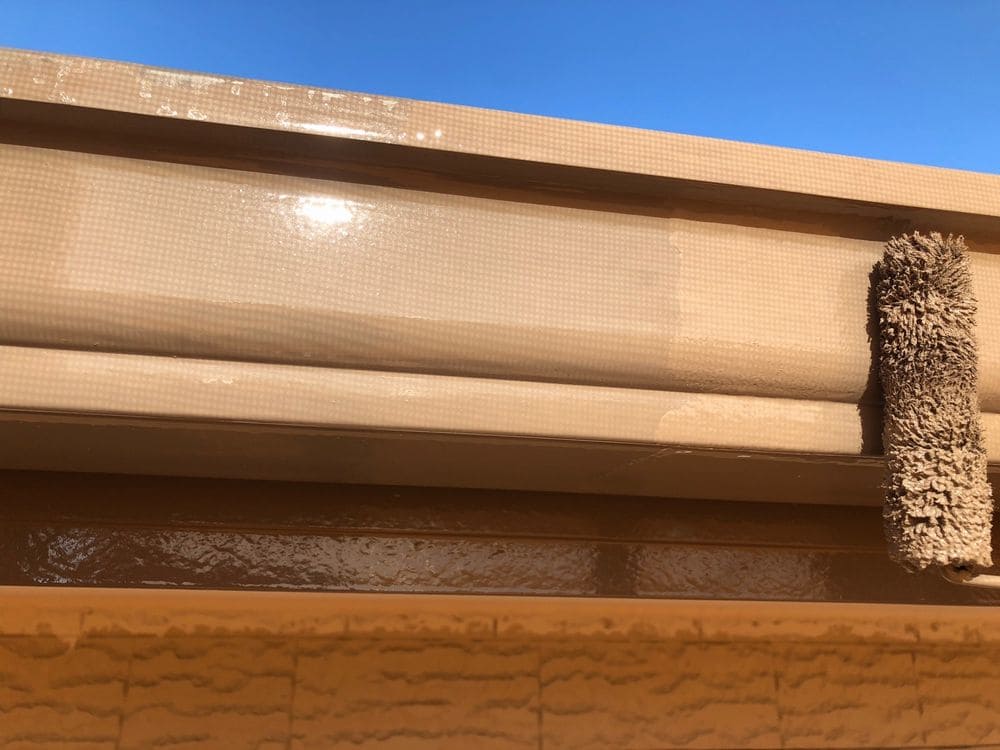 H様(伊賀市)_樋(上塗り) 伊賀市の外壁塗装、屋根塗装をリペイント匠が施工した写真